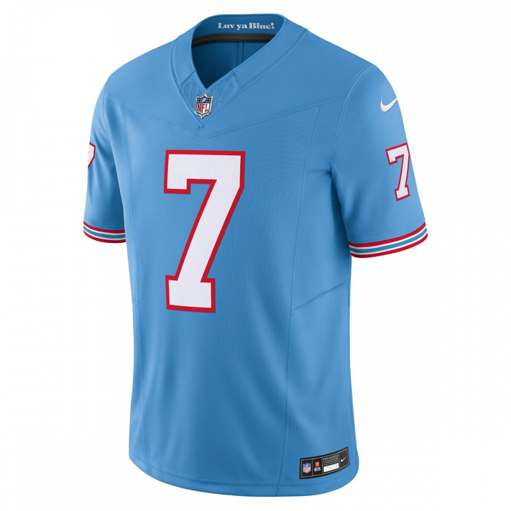 Malik Willis Tennessee Titans Nike Vapor F.U.S.E. Limited Jersey - Light Blue-GridironStore